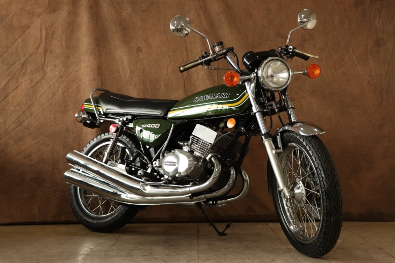 カワサキ KH400(A3) フルノーマル OLIVE 9