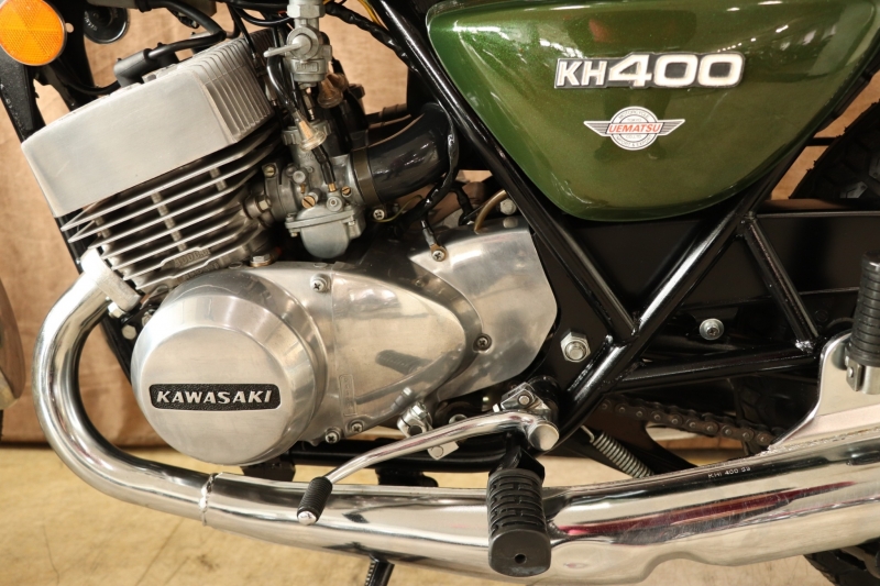カワサキ KH400(A3) フルノーマル OLIVE 16
