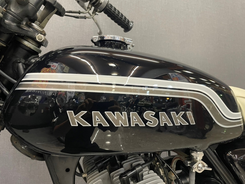 カワサキ 350SS 初期 黒虹 SHADOW RAINBOW 13