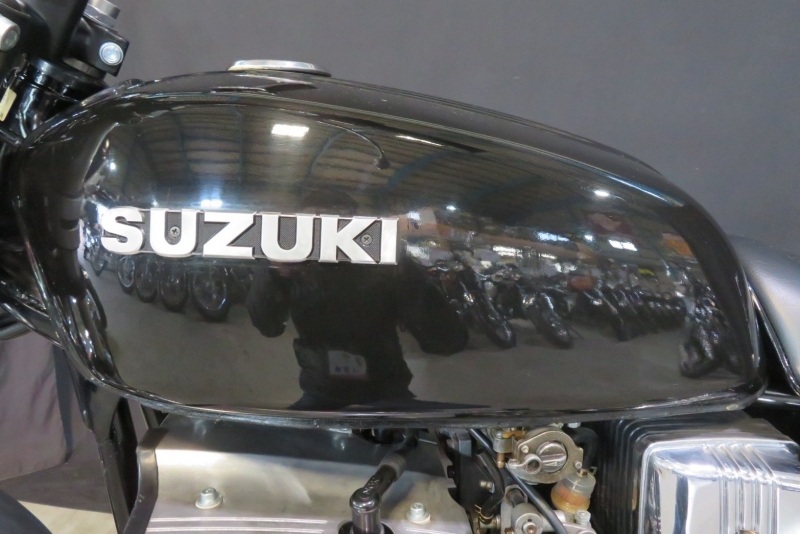 スズキ GT380 メッキ集合チャンバー BLACKカスタム 18