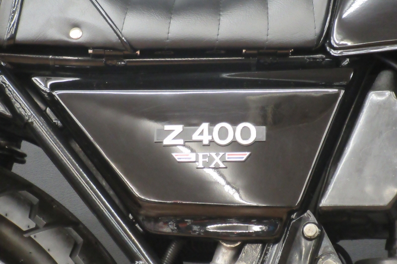 カワサキ Z400FX フレーム綺麗なblackstyle 6