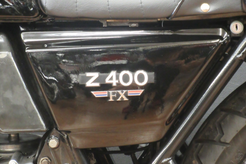 カワサキ Z400FX フレーム綺麗なblackstyle 15