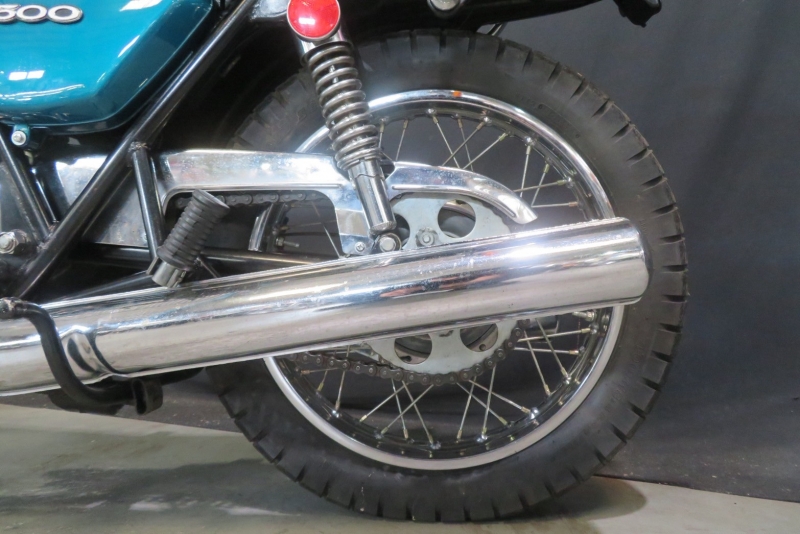 カワサキ 500SS(H1F)NEW PAINT 当時物マフラー 25