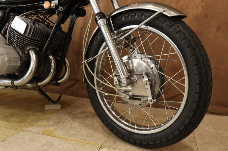 カワサキ 500SS マッハ3(H1) オリジナルペイントのピーコックグレー 5