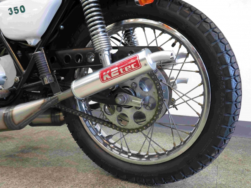カワサキ 350SS 初期 白虹 ハネテール K2tecチャンバー 19