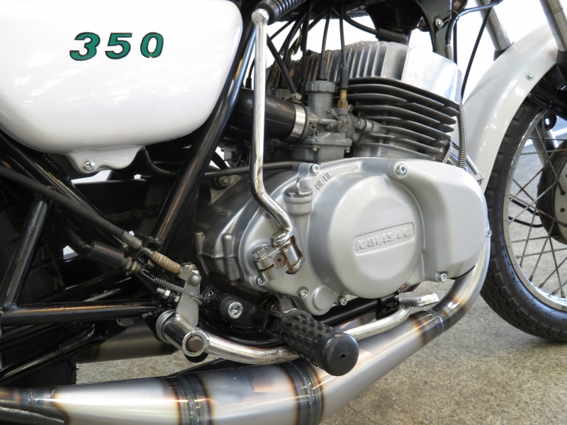 カワサキ 350SS 初期 白虹 ハネテール K2tecチャンバー 7