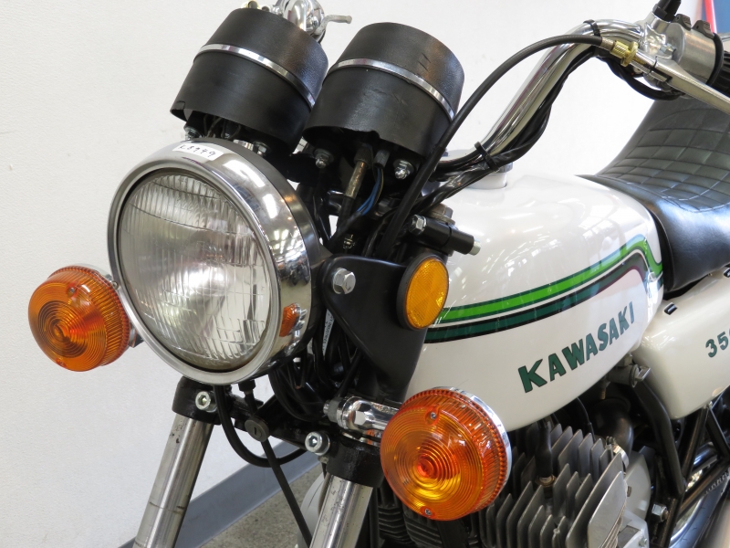 カワサキ 350SS 初期 白虹 ハネテール K2tecチャンバー 13