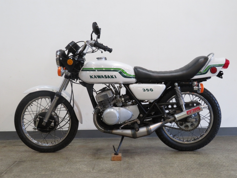 カワサキ 350SS 初期 白虹 ハネテール K2tecチャンバー 12