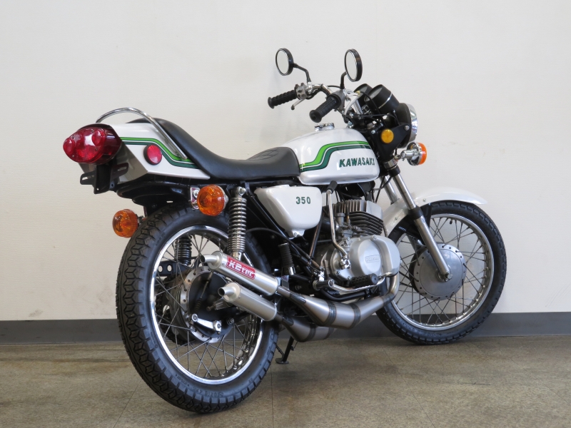 カワサキ 350SS 初期 白虹 ハネテール K2tecチャンバー 21