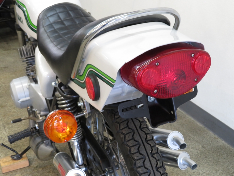 カワサキ 350SS 初期 白虹 ハネテール K2tecチャンバー 15
