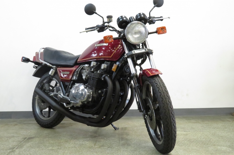 カワサキ KZ1000J(J2) 北米丸タンク ルミナスルビーレッド 9