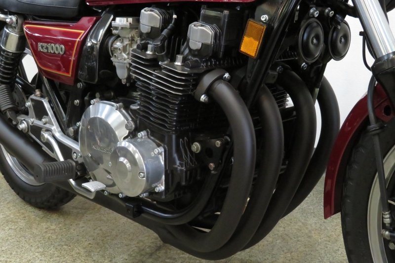 カワサキ KZ1000J(J2) 北米丸タンク ルミナスルビーレッド 6
