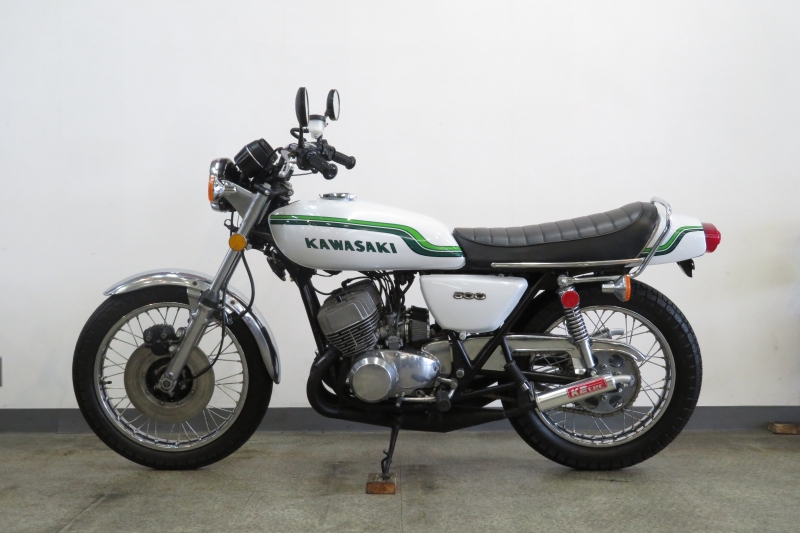 カワサキ 500ss H1F 白虹 K2Tecチャンバー付 11