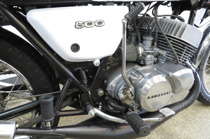 カワサキ 500ss H1F 白虹 K2Tecチャンバー付 7