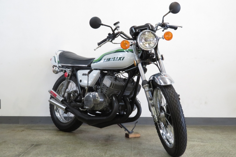 カワサキ 500ss H1F 白虹 K2Tecチャンバー付 9
