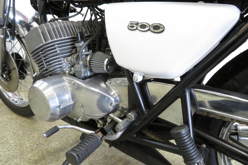カワサキ 500ss H1F 白虹 K2Tecチャンバー付 18