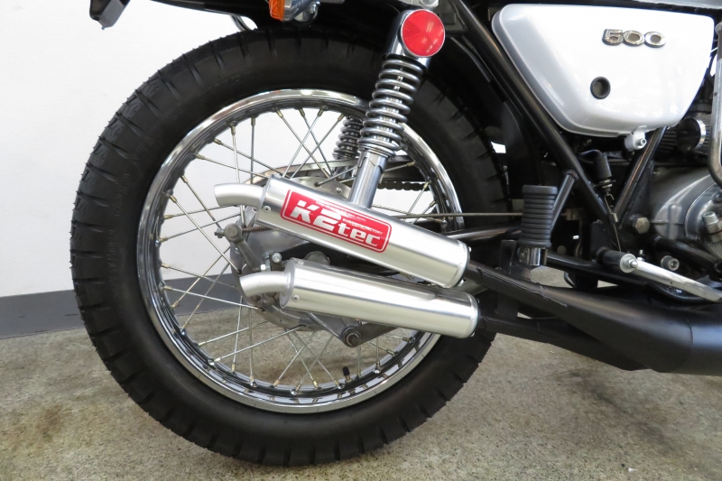 カワサキ 500ss H1F 白虹 K2Tecチャンバー付 8
