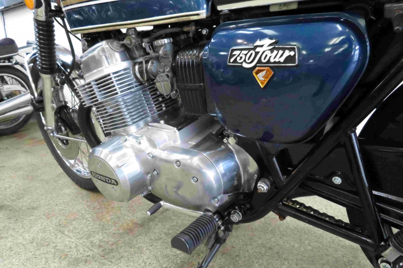 ホンダ CB750Four(K5) プラネットブルーメタリック BLACK集合管  18