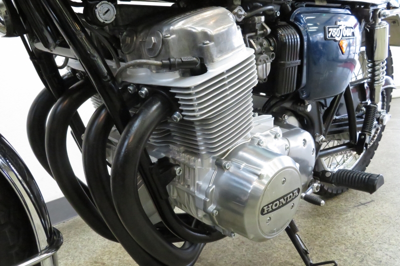 ホンダ CB750Four(K5) プラネットブルーメタリック BLACK集合管  17