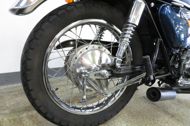 ホンダ CB750Four(K5) プラネットブルーメタリック BLACK集合管  8
