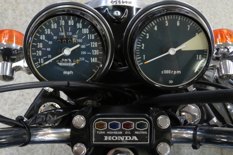 ホンダ CB750Four(K5) プラネットブルーメタリック BLACK集合管  12