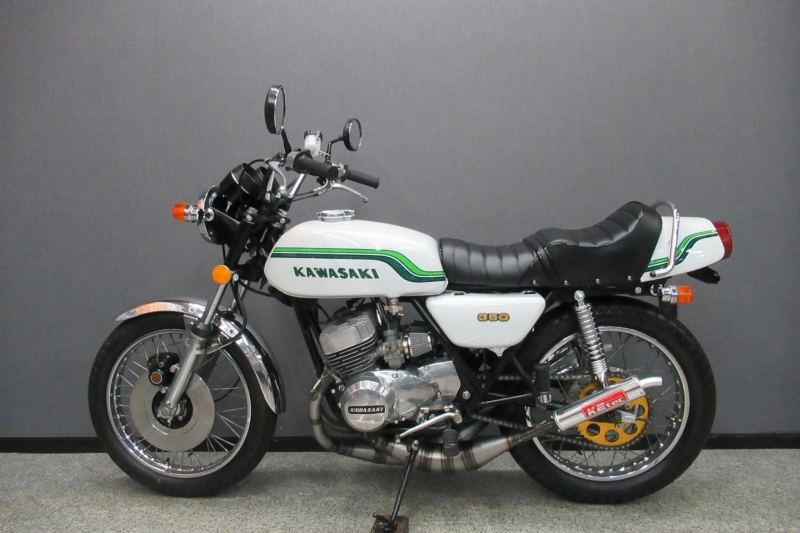 カワサキ 350SS 白虹 K2tecチャンバー 11