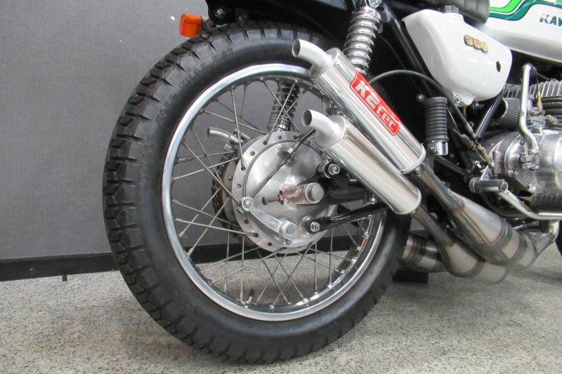 カワサキ 350SS 白虹 K2tecチャンバー 9