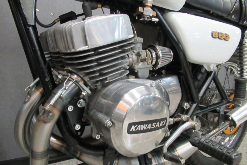 カワサキ 350SS 白虹 K2tecチャンバー 17