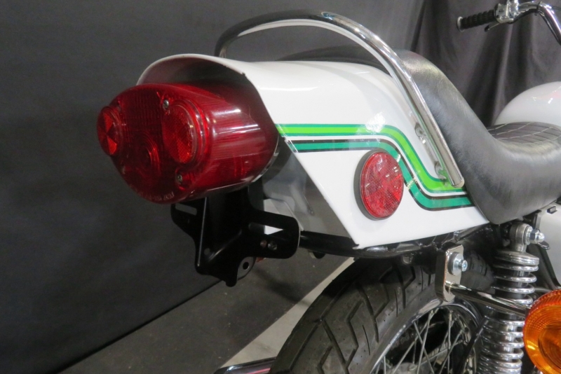 カワサキ 350SS(S2)白虹カラー 純正3本出しマフラー 13