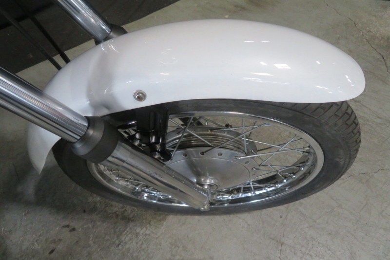 カワサキ 350SS(S2)白虹カラー 純正3本出しマフラー 3