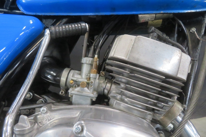 カワサキ 350SS中期 フルノーマル車 ’73CANDY BLUE 7