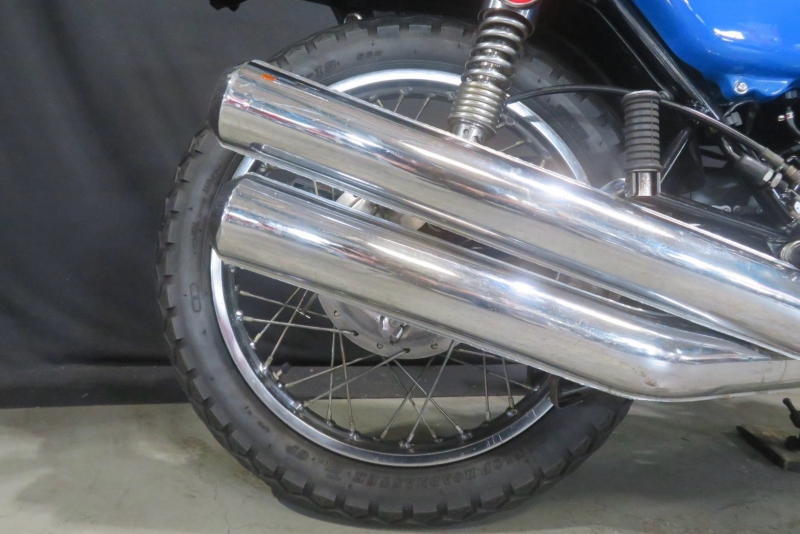 カワサキ 350SS中期 フルノーマル車 ’73CANDY BLUE 12