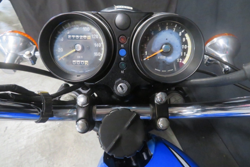 カワサキ 350SS中期 フルノーマル車 ’73CANDY BLUE 28