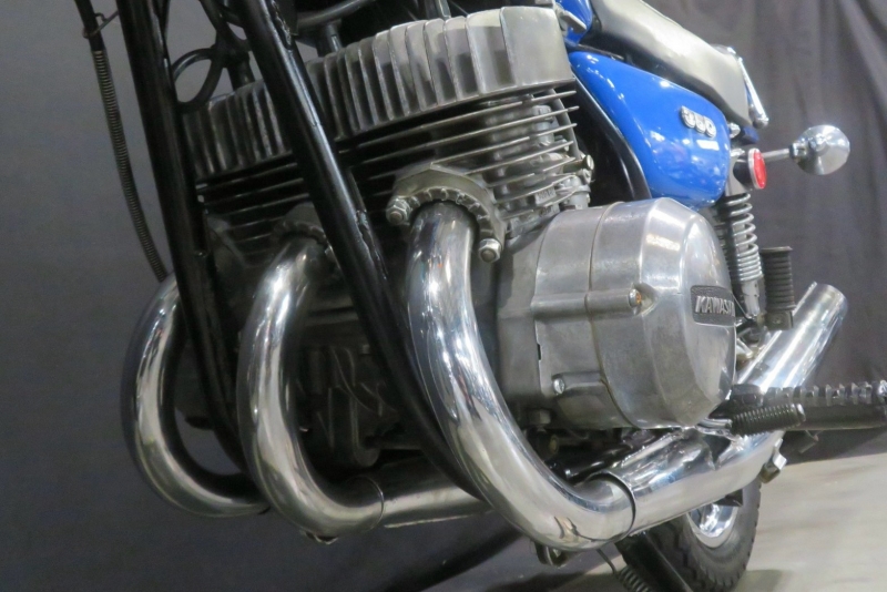 カワサキ 350SS中期 フルノーマル車 ’73CANDY BLUE 19
