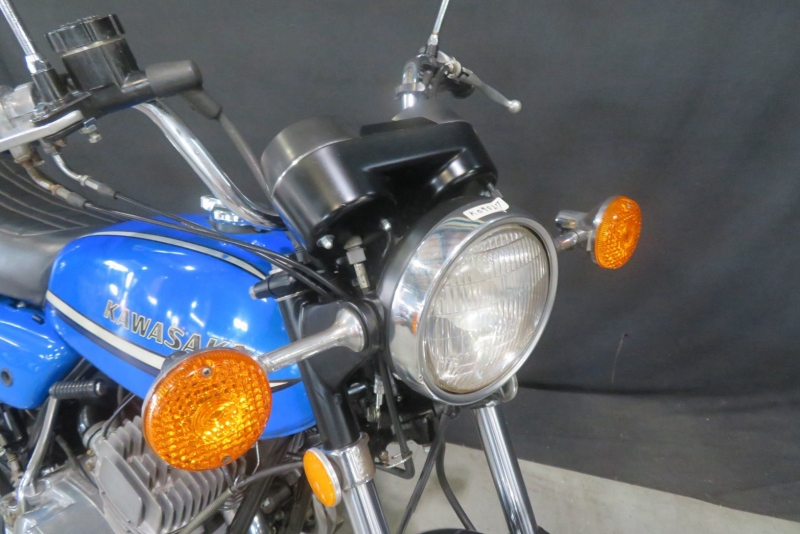 カワサキ 350SS中期 フルノーマル車 ’73CANDY BLUE 2