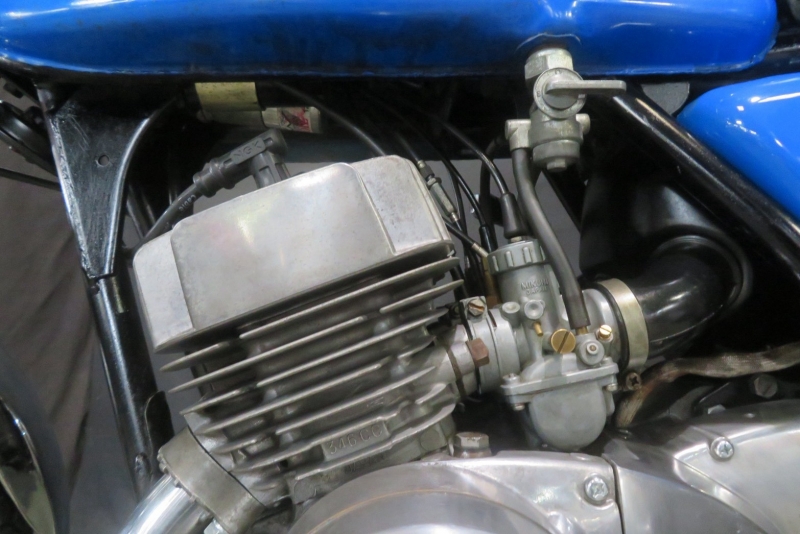 カワサキ 350SS中期 フルノーマル車 ’73CANDY BLUE 20