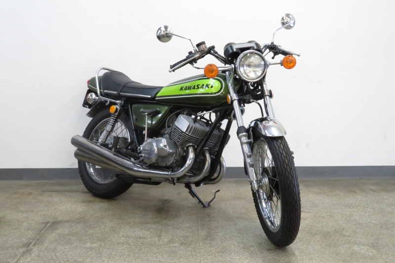 カワサキ  500SS  H1D 糸瓜 瓢箪 オリジナルペイント  国内物 マッハIII  9