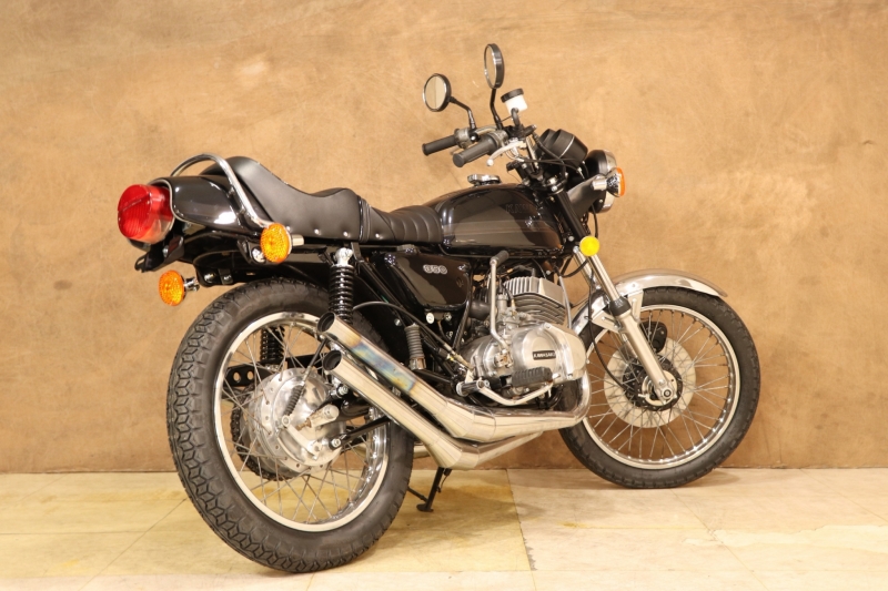 カワサキ 350SS GHOSTライン x SHOTGUN 19