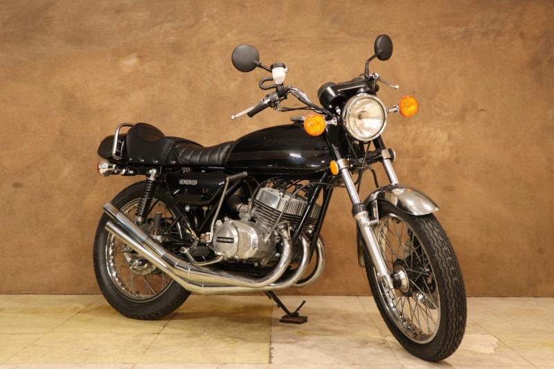 カワサキ 350SS GHOSTライン x SHOTGUN 10