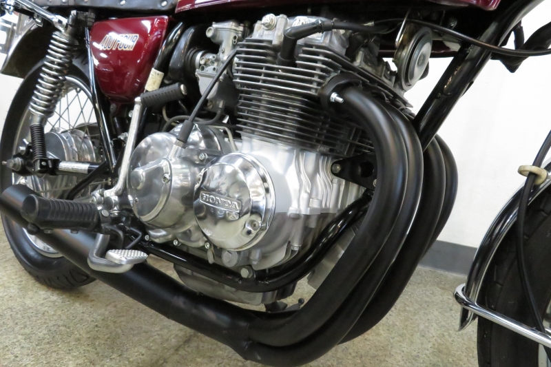 ホンダ CB400Four オリジナルワインレッド外装 GOLD77ライン 6
