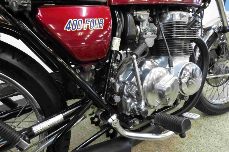 ホンダ CB400Four オリジナルワインレッド外装 GOLD77ライン 7