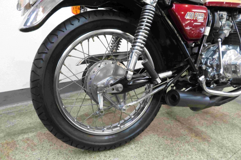 ホンダ CB400Four オリジナルワインレッド外装 GOLD77ライン 8