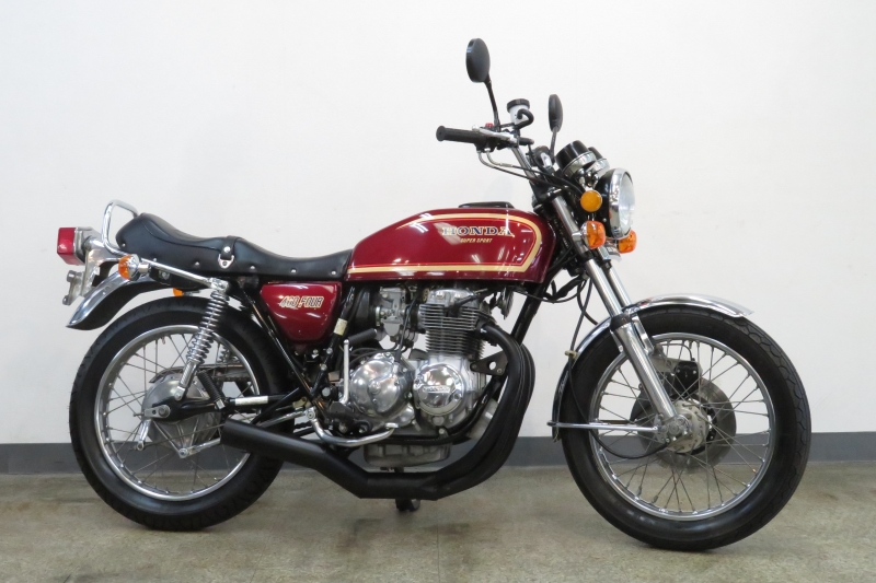 ホンダ CB400Four オリジナルワインレッド外装 GOLD77ライン 1