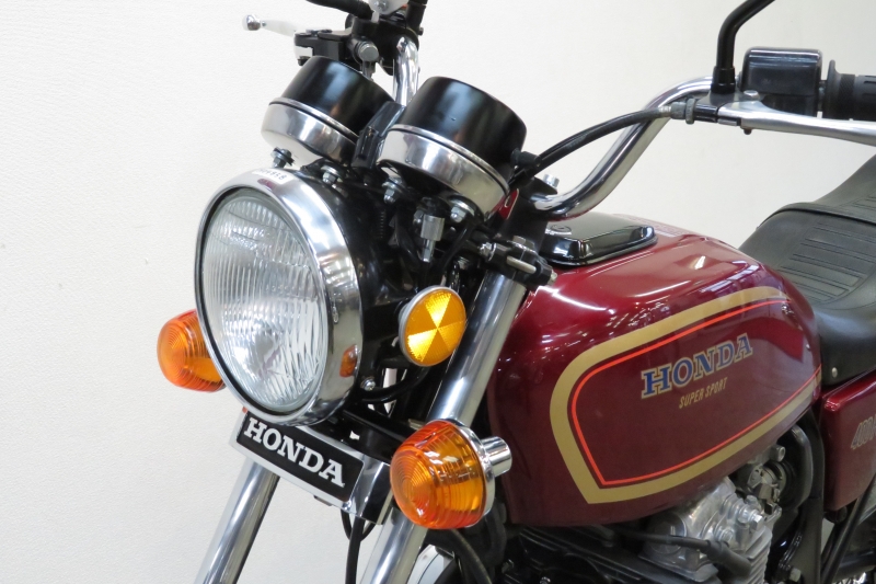 ホンダ CB400Four オリジナルワインレッド外装 GOLD77ライン 13