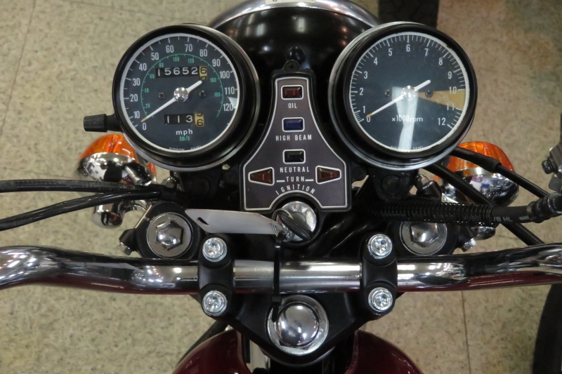 ホンダ CB400Four オリジナルワインレッド外装 GOLD77ライン 12