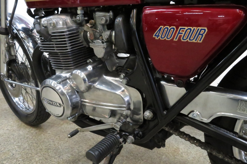 ホンダ CB400Four オリジナルワインレッド外装 GOLD77ライン 18