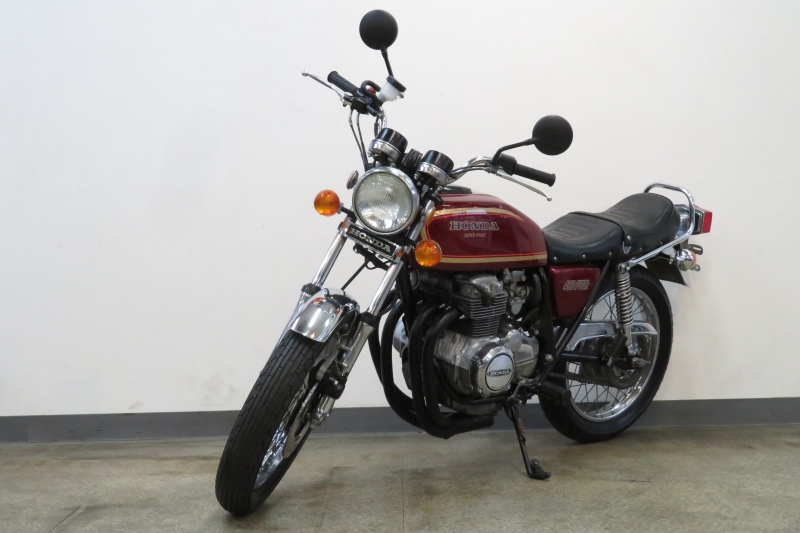ホンダ CB400Four オリジナルワインレッド外装 GOLD77ライン 10