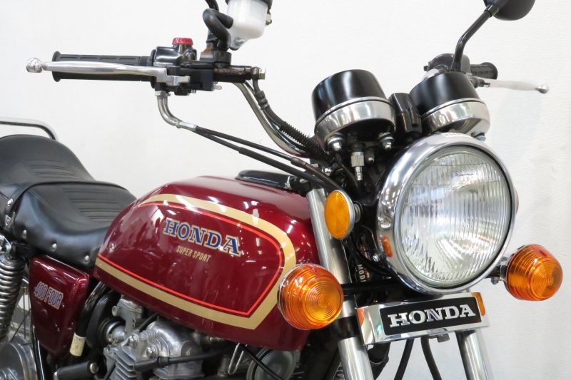 ホンダ CB400Four オリジナルワインレッド外装 GOLD77ライン 2