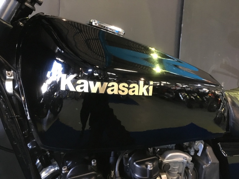 カワサキ KZ550 ブラックエディション フロントダブルディスク 14