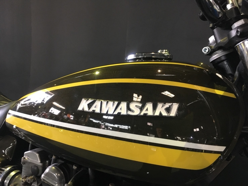 カワサキ KZ900 ブラックエンジン 外装ニューペイント 黒集合 5